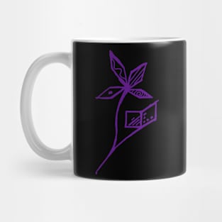 Telkin Flower Purple Mug